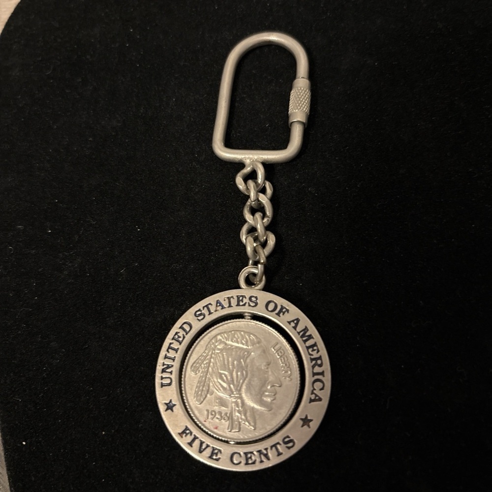 Foster Buffalo Head Nickel Key Ring